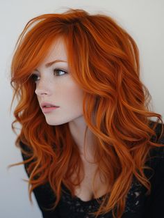 Copper Long Bob, Copper Hair Ombre, Copper Hair Color Ideas, Styling Tricks, Red Hair Inspo, Irish Women, Hair Ombre