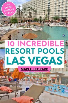 Las Vegas Pools, Best Pools in Las Vegas, Resort pools in Vegas Vegas Guide, Vegas Tips, Travelling Usa, Vegas Summer, Vegas Pools, Hotel And Resort