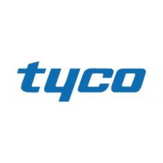 the tyco logo on a white background