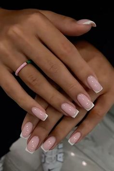 Basic Nails Ideas, Basic Nail Ideas, Gel Nails French, French Tip Acrylic Nails, Work Nails, Classic Nails