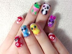 Boo Nail Art, Boo Nails, Beanie Boo Party, Beanie Boo Birthdays, Boo Party, Ty Toys, Popular Nail Art, Unghie Nail Art, Animal Nails