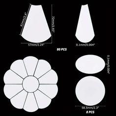 english circle templates flower - Temu