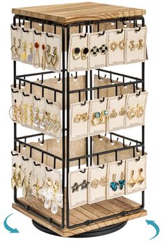 an image of a jewelry rack on wheels