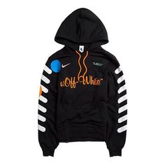 Nike x OFF-WHITE Casual Sports Pullover Black AA3257-010 (Men's/Gift to Boyfriend) Gift To Boyfriend, Off White Hoodie, Hoodie Aesthetic, Dope Outfits For Guys, Mens Casual Dress Outfits, Mens Casual Dress, Mens Designer Fashion, Nike Hoodie, Dream Clothes