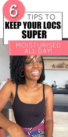 These 6 tips are crucial to keeping your locs moisturised. They work for traditional dreadlocs as well as microlocs and sisterlocs. If you are having issues with dry locs this is for you! Afro hair | Hair care Products For Locs, Locs Products, Dry Locs, Hair Rinse Recipe, Acv Hair, Dreadlocks Hair Care, Short Dreadlocks Styles, Natural Locs, Diy Moisturizer