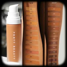 Fenty Pro Filt'r Foundation, Fenty Foundation, Fenty Beauty Foundation, Face Makeup Tutorial Video, 2023 Wishlist, Foundation Swatches, Face Beat Makeup, Essence Makeup, Learn Makeup