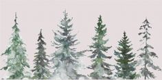 cross stitch pattern of trees with white background