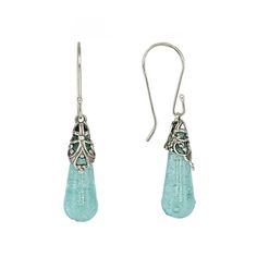 Roman Glass Translucent Dangle Earrings with Filigree Roman Glass Jewelry, Ancient Roman Glass, Roman Glass, Wire Work Jewelry, Work Jewelry, Elegant Accessories, Gorgeous Jewelry, Glass Earrings, Glass Set