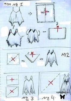 the instructions for how to make a dress with fringes and pom poms