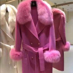 S To L Pink/ White/ Baby Blue / Black / Beige Comment Color Please Luxury Pink Winter Outerwear, Luxury Pink Outerwear For Winter, Luxury Pink Outerwear For Spring, Wool Coat, Good Quality, Baby Blue, Pink White, Blue Black, Jackets & Coats