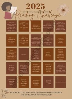 a brown and white poster with the words reading challenge on it's back side