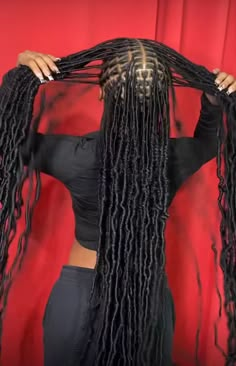 Small Faux Locs Long, Locs Long, Short Box Braids Hairstyles, Goddess Braids Hairstyles