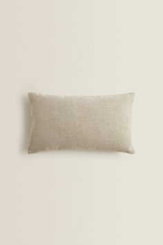 the linen pillow is made from natural materials