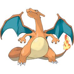 a cartoon image of a dragon with fire coming out of it's back legs