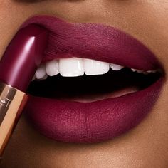 Purple Matte Lipstick, Magenta Lipstick, Revolution Lipstick, Charlotte Tilbury Matte Revolution, Plum Lipstick, Lipstick For Dark Skin, Berry Lipstick, Glossier Lipstick, Perfect Lipstick