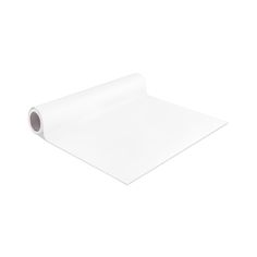 a roll of white paper sitting on top of a table