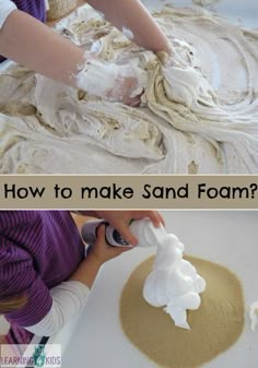 how to make sand farm for kids with pictures and text overlay that says, how to make sand farm?