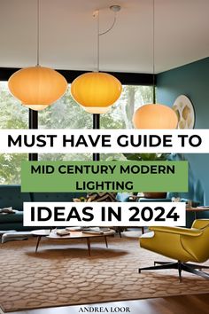 the mid century modern lighting ideas in 2020