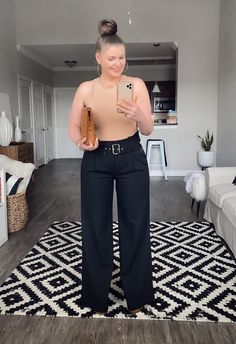 5 WAYS TO WEAR ZARA BODYSUIT Beige Top Outfit, Contrast Outfit, Zara Looks