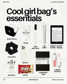 Every Day Bag Essentials, What's In My Uni Bag, Uni Bag Ideas, What In My Bag School, Whats In My Purse Essentials, Whats In My Bag Aesthetic, Uni Bag Essentials, Dinner For 10 People, Bag Essentials Aesthetic