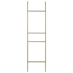 a tall wooden ladder against a white background