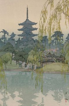 #浮世絵 #木版画 #新版画 #吉田博 #YoshidaHiroshi #japan #japanese #art ABOUT THE AUTHOR Hiroshi Yoshida (吉田 博, Yoshida Hiroshi, September 19, 1876 - April 5, 1950) was a 20th-century Japanese painter and woodblock printmaker. He is regarded as one of the greatest artists of the shin-hanga style, and is noted especially for his excellent landscape prints. Yoshida travelled widely, and was particularly known for his images of non-Japanese subjects done in traditional Japanese woodblock style, including the Taj Hiroshi Yoshida, Shin Hanga, Peisaj Abstract, Illustration Kunst, Art Chinois, Japanese Art Prints, Art Japanese, Japanese Woodblock, Japanese Woodblock Printing