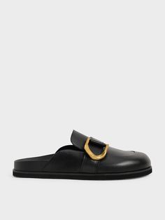 Gabine Saddle Bag, Online Shopping Shoes, Platform Mules, Platform Clogs, Black Loafers, Loafer Mules, Charles Keith, Sport Sandals