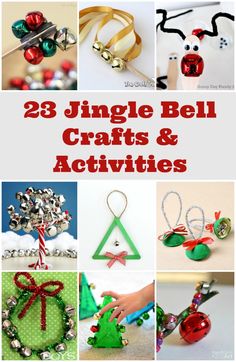 christmas crafts and activities for kids to do with the holiday season, including ornaments and decorations