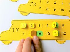 Multiplication Table Ideas, Time Tables Activities, Multiplication Table Activity, Multiplication Table Activities, Multiplication Projects, Multiplication Tables Activities, Multiplication Craft, Maths Tables, Learning Times Tables