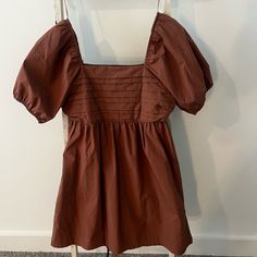 New With Tags, Size Small Light Brown Dress, Macy Dresses, Brown Dress, Then And Now, And Now, Light Brown, Colorful Dresses, Mini Dress, Womens Dresses