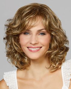 Spirit | Synthetic Wig by Gabor - Best Wig Outlet Kręcony Bob, Trendy We Fryzurach, Curly Hair Photos, Finger Nails, Haircuts For Curly Hair, Curly Hair With Bangs, Curly Bob Hairstyles, Curly Hair Cuts, Hair Photo