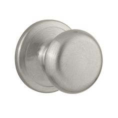 Juno Satin Nickel Hall/Closet Door Knob - Super Arbor Closet Door Knobs, Hallway Door, Interior Door Knobs, Satin Nickel Hardware, Classic Doors, Hall Closet, Interior Items, 5 Kids, Hardware Finishes