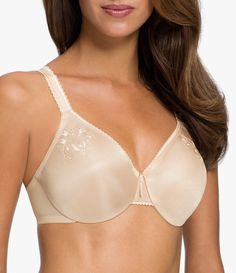 From Wacoal&#x2C; the Slimline seamless underwire minimizer bra features:   seamless&#x2C; minimizing underwire braunlined&#x2C; single-ply molded cups up to approx. 1&#34; minimizing embroidery at top of cups fully adjustable rigid straps hook-and-eye back closure cups: polyester&#x2C; back: nylon/spandex/elastane hand wash Imported. Full Cup Bra With Moderate Coverage, Elegant Nursing Bra With Moderate Coverage, Elegant Full Coverage Seamless Bra, Elegant Full Cup Bra With Moderate Coverage, Elegant Underwire Bra With Moderate Coverage, Elegant Nursing Bra With Underwire And Moderate Coverage, Elegant Underwire Nursing Bra With Moderate Coverage, Minimizer Bra, Bra Items