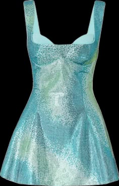 SEQUIN STRAPPY BACKLESS MINI DRESS IN GREEN Cool Party Dress, Outfit Ideas For Fashion Show, Mini Quince Dress, Hoco Dresses Unique, Miami Vice Party Outfit, Colorful Sequin Dress, Gold Clothes, Puffy Skirt, Overall Skirt