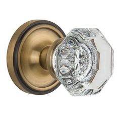 an image of a crystal door knob