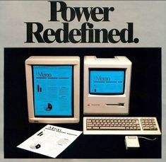 an advertisement for the macintosh computer system