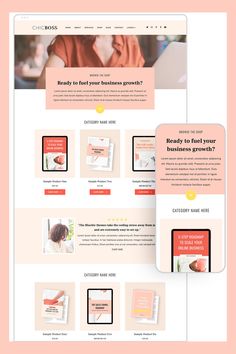 Sales Funnel Templates design Kit Sales Funnel Template Design, Wordpress Template Design, Sales Funnel Design, Website Design Inspiration Layout, Feminine Wordpress Theme, Email Template Design, Email Branding, Website Design Layout