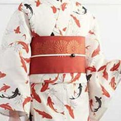 Koi Fish Haori, Koi Fish Kimono, Koi Kimono, Fish Kimono, Kimono Outfit Japanese, Yukata Outfit, Yukata Women, Koi Fish Print