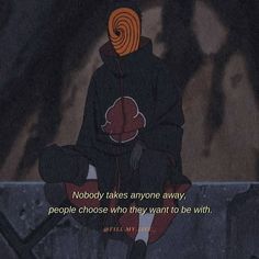 Anime Naruto Quotes Aesthetic, Naruto Saddest Quotes, Obito Words, Hollow Purple