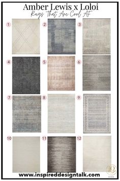 modern area rug Best Living Room Rugs, Amber Lewis Interiors, Amber Interiors Shoppe, Amber Lewis X Loloi, Decor Inspiration Diy