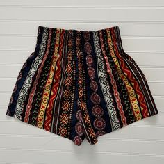 Shein - Light And Flowy Shorts - Super Cute And Brand New! Never Worn - Size Small (Measurements Shown In Photos) Bohemian Shorts, Shein Shorts, Flowy Shorts, High Waisted Shorts, Boho Shorts, Blue Orange, High Waist, Super Cute, Color Blue