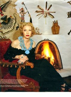 Millicent inspired Lady Photo, August 22, Vintage Western, Vintage Turquoise