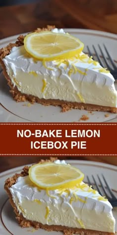 Lemon Blueberry Icebox Pie, Things To Make With Lemon Pie Filling, Ultimate Lemon Cake, Dessert With Lemon Pudding, Lemon Dessert With Graham Cracker Crust, Lemon Freezer Pie, Lemon Ice Box Pie Recipe Eagle Brand, Easy Lemon Meringue Pie Recipe Simple, Lemon Pie With Graham Cracker Crust