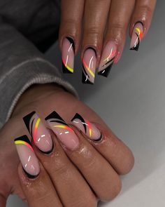 Patchwork Nail Art, Nail Art Trend 2024, Ombré Nails With Design, 2024 Nail Designs, Best Acrylic Nails Designs, Birthday Nail Design, Nail Arts Ideas, Trending Nail Designs, Best Summer Nails