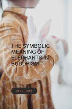 An engaging pin exploring the symbolic meaning of elephants in Buddhism, highlighting their representation of mental strength and spirituality.