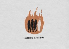 the logo for another in the fire