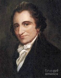 a painting of a man in a black suit and white shirt