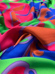 an image of colorful fabric that is very soft