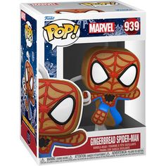 the pop vinyl figure spider - man is in its box