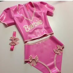 Looking for barbie latex - Wheretoget                                                                                                                                                                                 More Pink Latex Dress, Drag Make-up, Rave Costumes, Barbie Costume, Rave Outfits, Catsuit, Barbie Clothes, Barbie Fashion, Cute Dresses